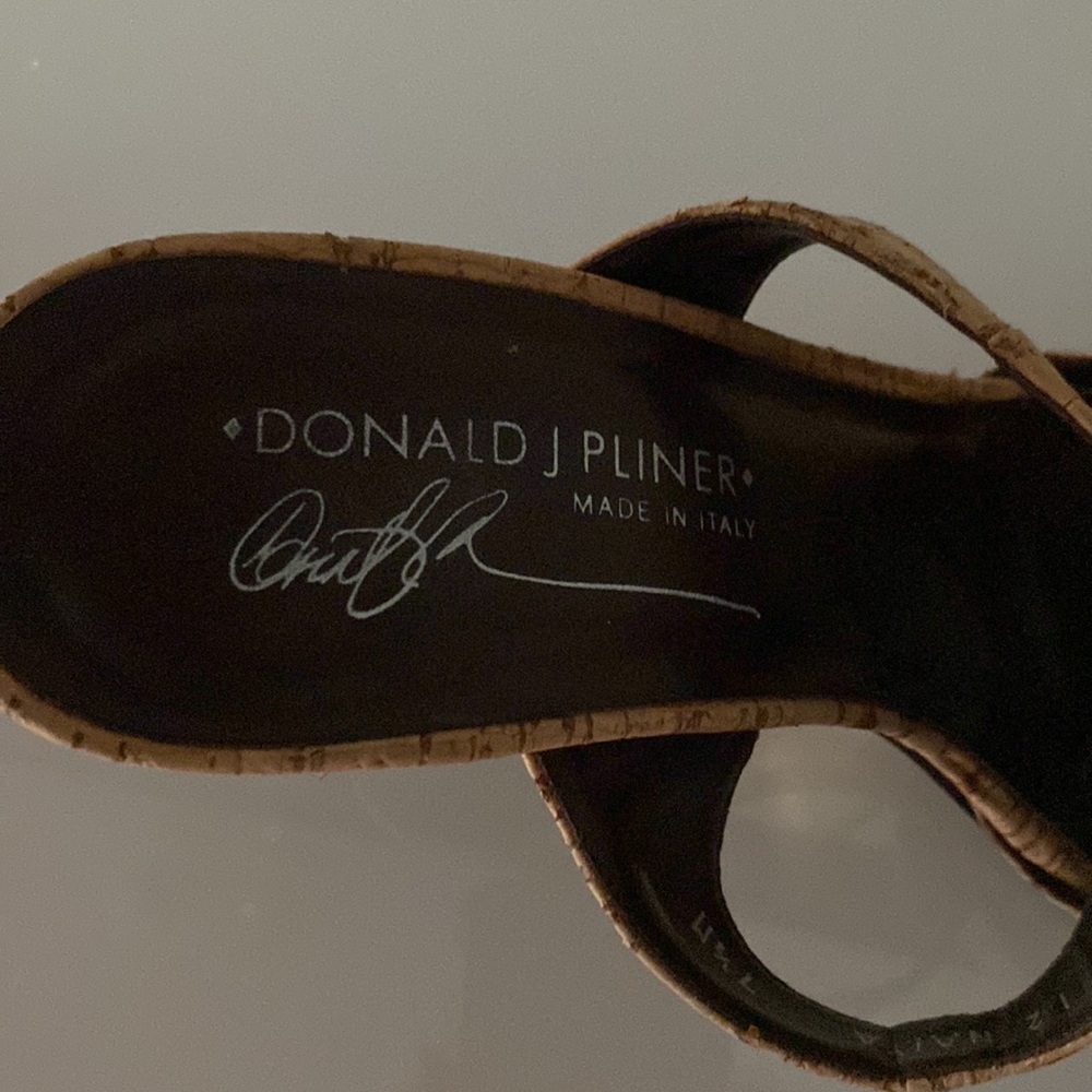 Donald J Pliner Cork Strappy Heels - Picture 6 of 8